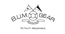 B.U.M. GEAR GENUINE BY B.U.M. EQUIPMENT logo