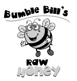 BUMBLE BILL'S RAW HONEY logo