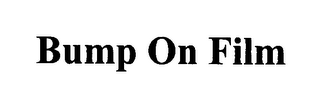 BUMP ON FILM logo