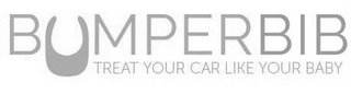 BUMPER BIB TREAT YOUR CAR LIKE YOUR BABY logo