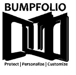 BUMPFOLIO PROTECT PERSONALIZE CUSTOMIZE logo