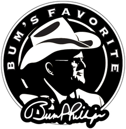 BUM'S FAVORITE BUM PHILLIPS logo