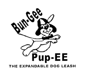 BUN-GEE PUP-EE THE EXPANDABLE DOG LEASH logo