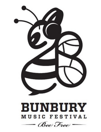 BUNBURY MUSIC FESTIVAL BEE FREE logo
