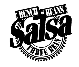 BUNCH OF BEANS SALSA THREE BEAN logo
