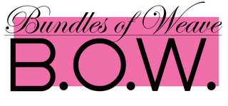 BUNDLES OF WEAVE B.O.W. logo
