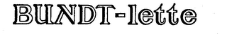 BUNDT-LETTE logo