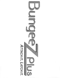 BUNGEE Z PLUS ATTACH IT. LATCH IT. logo