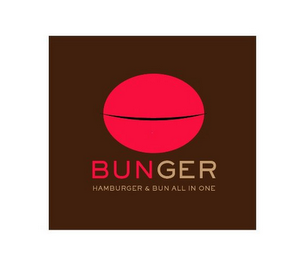 BUNGER HAMBURGER & BUN ALL IN ONE logo