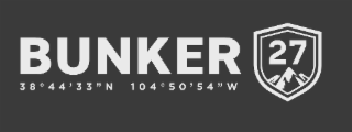BUNKER 27 38°44'33"N 104°50'54"W logo