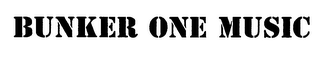 BUNKER ONE MUSIC logo