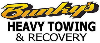 BUNKY'S HEAVY TOWING & RECOVERY logo