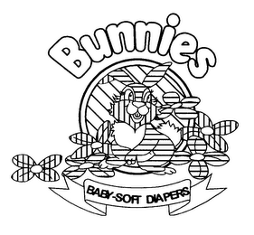 BUNNIES BABY-SOFT DIAPERS logo