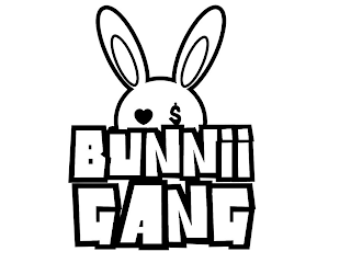 $ BUNNII GANG logo