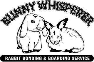 BUNNY WHISPERER RABBIT BONDING & BOARDING SERVICE logo