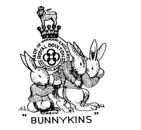 "BUNNYKINS" ROYAL DOULTON MADE IN ENGLAND D logo