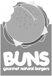 BUNS GOURMET NATURAL BURGERS logo