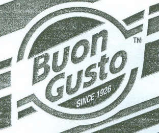 BUON GUSTO SINCE 1926 logo