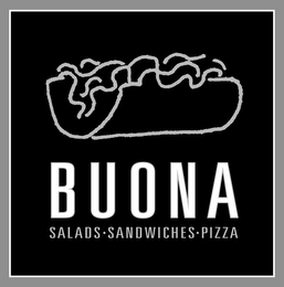 BUONA SALADS · SANDWICHES · PIZZA logo