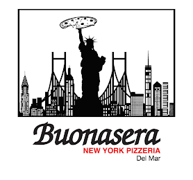 BUONASERA NEW YORK PIZZERIA DEL MAR logo