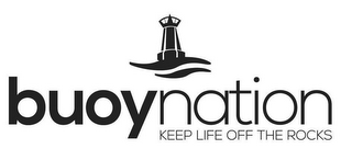 BUOYNATION KEEP LIFE OFF THE ROCKS logo