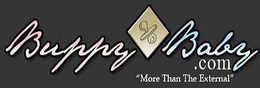 BUPPY BABY.COM "MORE THAN THE EXTERNAL" logo