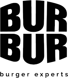 BUR BUR BURGER EXPERTS logo