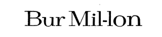 BUR MIL-LON logo