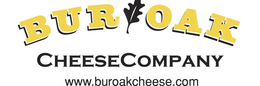BUR OAK CHEESECOMANY WWW.BUROAKCHEESE.COM logo