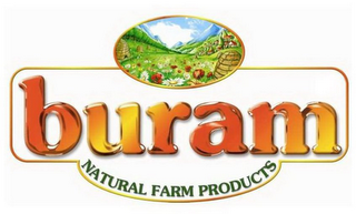BURAM NATURAL FARM PRODUCTS logo