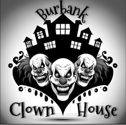 BURBANK CLOWN HOUSE logo