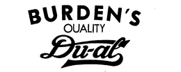 BURDEN'S QUALITY DU-AL logo