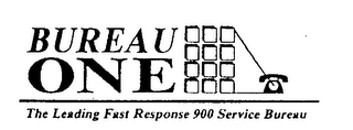 BUREAU ONE THE LEADING FAST RESPONSE 900 SERVICE BUREAU