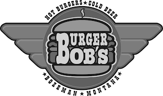 BURGER BOB'S logo