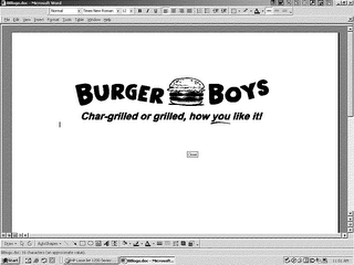 BURGER BOYS CHARGRILLED OR GRILLED, HOW YOU LIKE IT! logo