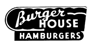 BURGER HOUSE HAMBURGERS logo