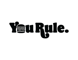 BURGER KING YOU RULE. logo