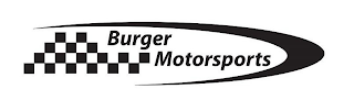 BURGER MOTORSPORTS logo