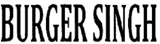 BURGER SINGH logo