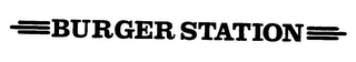 BURGER STATION logo