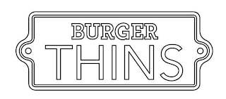 BURGER THINS logo