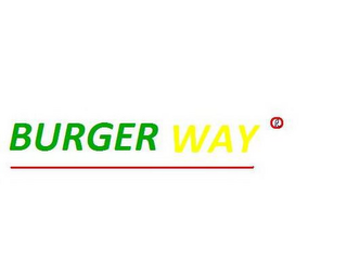 BURGER WAY logo