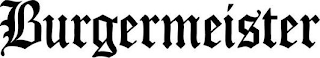 BURGERMEISTER logo