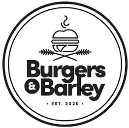 BURGERS & BARLEY ·  EST. 2020 · logo