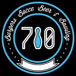 BURGERS BOCCE BEER & BOWLING 710 logo