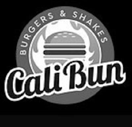 BURGERS & SHAKES CALI BUN logo