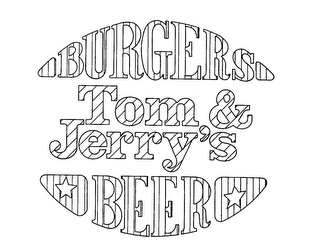 BURGERS TOM & JERRY'S BEER logo