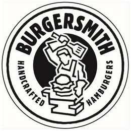 BURGERSMITH HANDCRAFTED HAMBURGERS logo