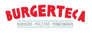 BURGERTECA BURGERS · PALETAS · MANGONADAS logo