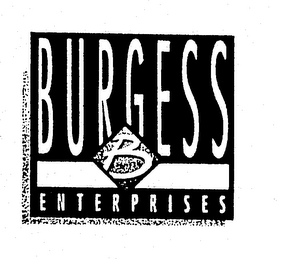BURGESS B ENTERPRISES logo